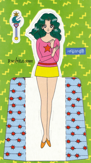 sailor moon paper dolls